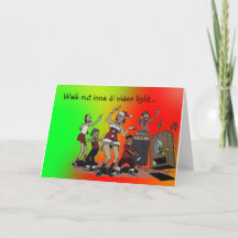 Tarjeta de vacaciones Fiesta de navidades