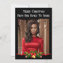 Festiva Tarjeta de vacaciones fotográficas