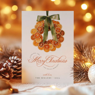 Festiva Tarjeta de vacaciones fotográficas de Navidades Wr