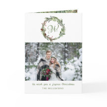 Tarjeta de vacaciones fotográficas para Navidades 