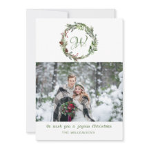 Tarjeta de vacaciones fotográficas para Navidades 
