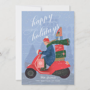 Festiva Tarjeta de vacaciones Happy Happy de Business Bout