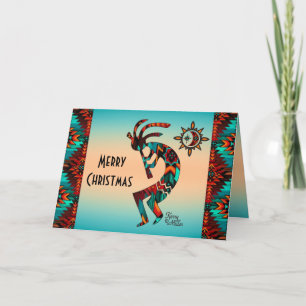 Festiva Tarjeta de vacaciones Kokopelli del Suroeste