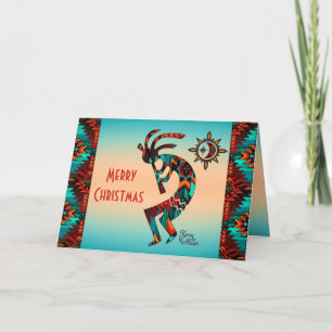 Festiva Tarjeta de vacaciones Kokopelli del Suroeste