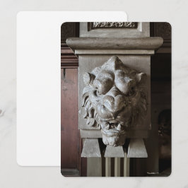 Festiva Tarjeta de vacaciones Lion Head Flat