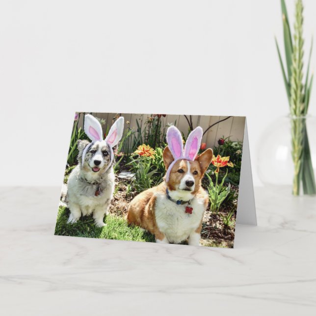 Festiva Tarjeta de vacaciones Maggie & Chuck (Anverso)