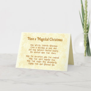 Festiva Tarjeta de vacaciones Magickal Navidades