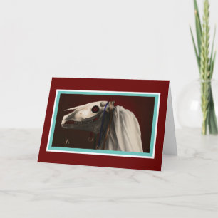 Festiva Tarjeta de vacaciones Mari Lwyd