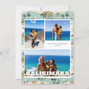 Festiva Tarjeta de vacaciones Mele Kalikimaka de Hawái ant