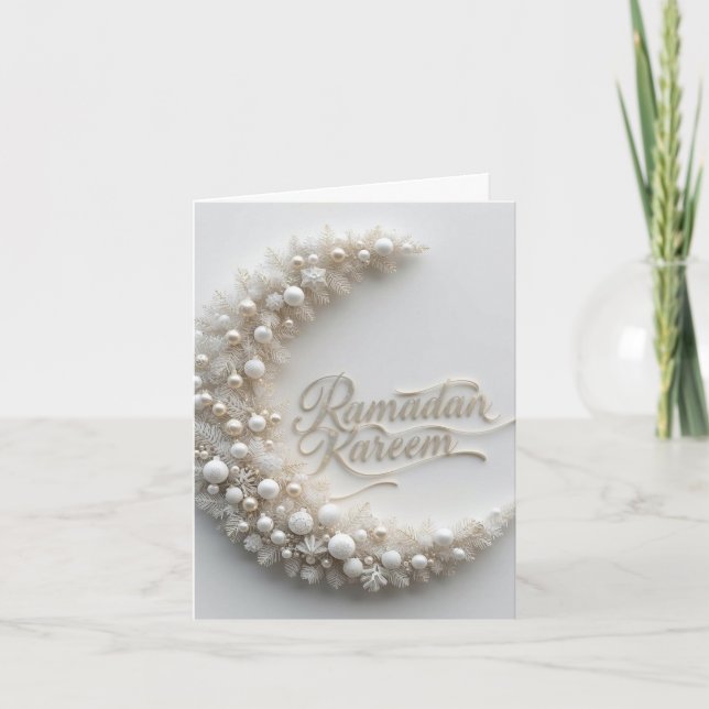 Festiva Tarjeta de vacaciones moderna personalizada Ramada (Anverso)