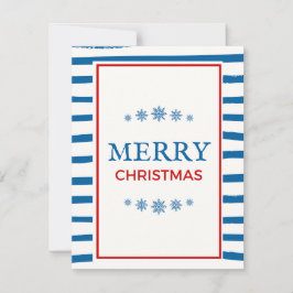 Festiva Tarjeta de vacaciones navideñas