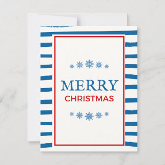 Festiva Tarjeta de vacaciones navideñas