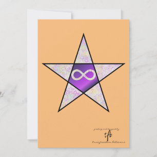 Festiva Tarjeta de vacaciones Neurodiversas Parol Sapin-Sa