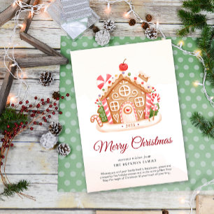 Festiva Tarjeta de vacaciones no foto para Navidades de la