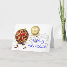 Festiva Tarjeta de vacaciones Nollaig Chridheil II para na