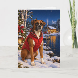 Festiva Tarjeta de vacaciones para Boxer