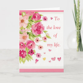 Festiva Tarjeta de vacaciones para el amor de mi vida para