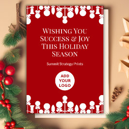 Festiva Tarjeta de vacaciones para empresas | Texto person