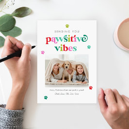 Festiva Tarjeta de vacaciones para mascotas editable Pawsi