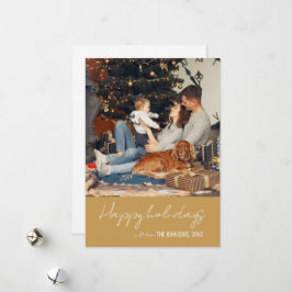 Festiva Tarjeta de vacaciones para navidades