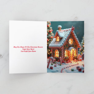 Festiva Tarjeta de vacaciones para navidades
