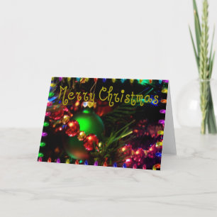 Festiva Tarjeta de vacaciones para navidades