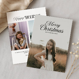 Festiva Tarjeta de vacaciones para navidades