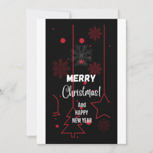 Festiva Tarjeta de vacaciones para navidades
