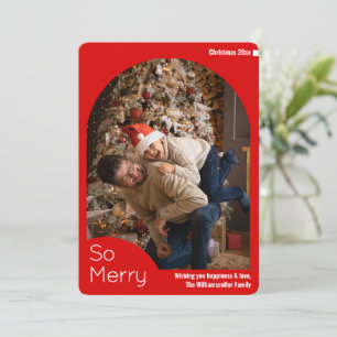 Festiva Tarjeta de vacaciones para Navidades de fotografía