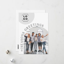 Festiva Tarjeta de vacaciones para Navidades de fotografía