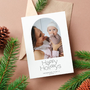Festiva Tarjeta de vacaciones para Navidades de fotografía