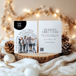 Festiva Tarjeta de vacaciones para Navidades de fotografía