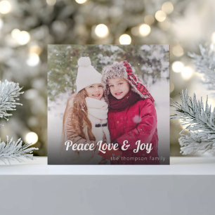 Festiva Tarjeta de vacaciones para Navidades de fotografía