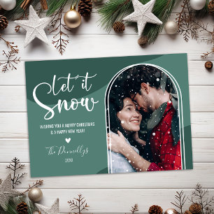 Festiva Tarjeta de vacaciones para Navidades de fotografía