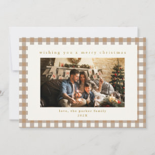 Festiva Tarjeta de vacaciones para Navidades de fotografía