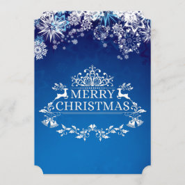 Festiva Tarjeta de vacaciones para Navidades de Invierno p