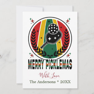 Festiva Tarjeta de vacaciones para Navidades de Merry Pick