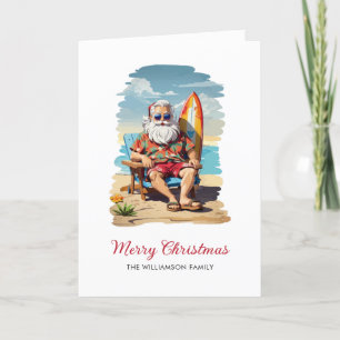 Festiva Tarjeta de vacaciones para Navidades de Surfing Sa