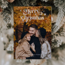 Tarjeta de vacaciones para Navidades de tipografía