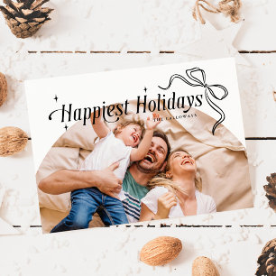 Festiva Tarjeta de vacaciones para Navidades de vacaciones