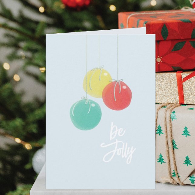 Festiva Tarjeta de vacaciones para Navidades espumosos (Subido por el creador)