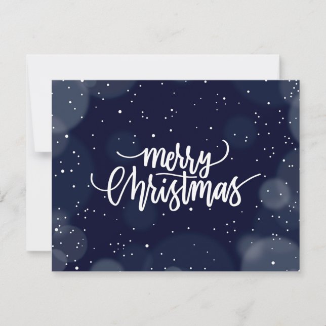 Festiva Tarjeta de vacaciones personalizable Fun Blue Navi (Anverso)