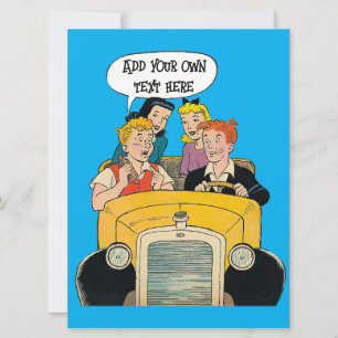 Festiva Tarjeta de vacaciones personalizada de estilo de h