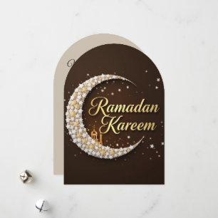 Festiva Tarjeta de vacaciones personalizada Ramadan Kareem