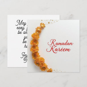 Festiva Tarjeta de vacaciones personalizada Ramdan Kareem