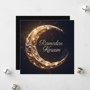 Festiva Tarjeta de vacaciones personalizada Ramdan Kareem