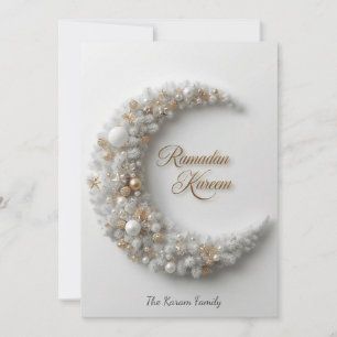 Festiva Tarjeta de vacaciones personalizada Ramdan Kareem