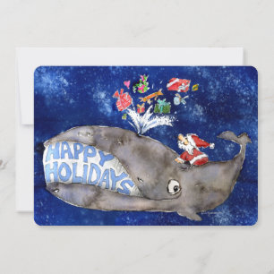 Festiva Tarjeta de vacaciones Personalizado de deseo de ba