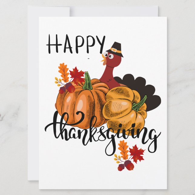 Festiva Tarjeta de vacaciones plana (Anverso)