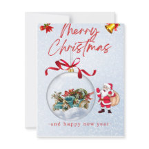 Tarjeta de vacaciones plana